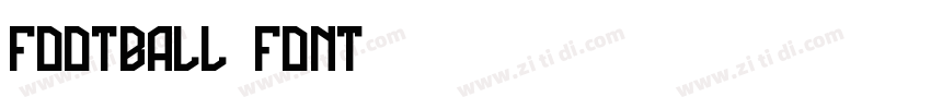 Football Font 16字体转换